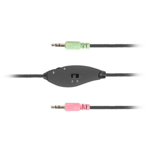 Słuchawki z mikrofonem NATEC Rhea NSL-1452 (kolor czarny)-894981