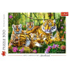 Puzzle 500 elementów - Rodzina Tygrysów-8959627