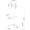 TECHLY STOJAK MOBILNY TV LED/LCD 23-55 CALI 150CM REGULOWANY ICA-TR21-8974468