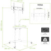 TECHLY STOJAK MOBILNY TV LED/LCD 30-65 CALI 60KG 1-8974482