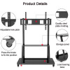 TECHLY STOJAK MOBILNY TV LED/LCD/PDP 55-100 CALI 150KG Z PÓŁKĄ ICA-TR30-8974516