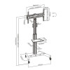 TECHLY MOBILNY STOJAK NA TELEWIZOR LED/LCD 32-65 C-8974548