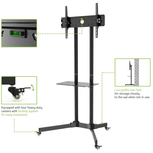 TECHLY STOJAK MOBILNY TV LED/LCD 30-65 CALI 60KG 1-8974488