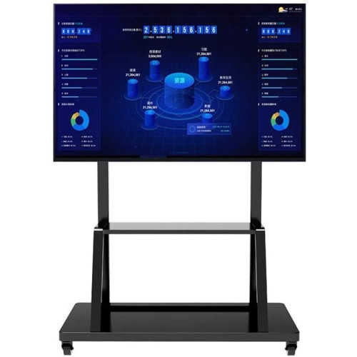 TECHLY STOJAK MOBILNY TV LED/LCD/PDP 55-100 CALI 150KG Z PÓŁKĄ ICA-TR30-8974520