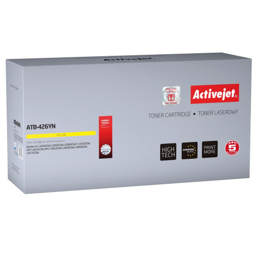 Activejet ATB-426YN Toner (zamiennik Brother TN-426Y; Supreme; 6500 stron; żółty)-897588