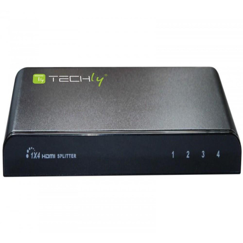 TECHLY SPLITTER HDMI 1/4 ULTRA HD 3D IDATA HDMI-4K4-8977271