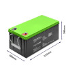 QOLTEC AKUMULATOR ŻELOWY 12V | 200AH | GEL-8980474