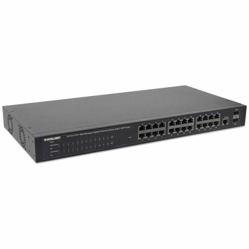 INTELLINET GIGABIT SWITCH 24X 10/100/1000 RJ45 POE-8985580