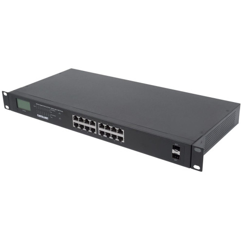INTELLINET SWITCH GIGABIT 16X RJ45, POE+, 2X SFP,-8985584
