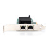 DIGITUS KARTA SIECIOWA PCIE PRZEWODOWA 2X RJ45 GIGABIT 10/100/1000MBPS LOW PROFILE DN-10132-9013064