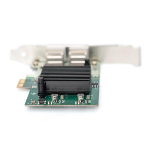 DIGITUS KARTA SIECIOWA PCIE PRZEWODOWA 2X RJ45 GIGABIT 10/100/1000MBPS LOW PROFILE DN-10132-9013063