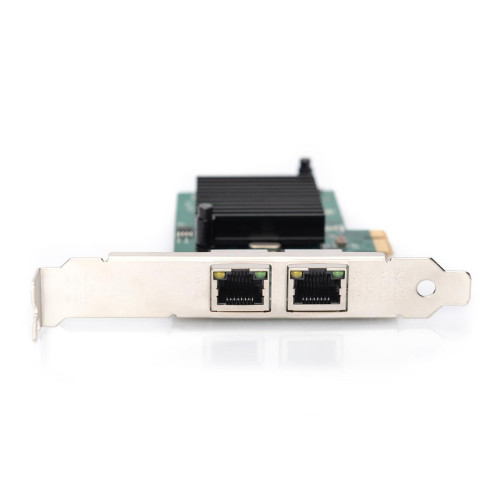 DIGITUS KARTA SIECIOWA PCIE PRZEWODOWA 2X RJ45 GIGABIT 10/100/1000MBPS LOW PROFILE DN-10132-9013064
