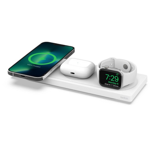 BELKIN WIRELESS CHARGING 3IN1 PAD WITH MAGSAFE WHT-9013180