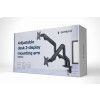GEMBIRD BIURKOWE REGULOWANE RAMIĘ/UCHWYT NA 2 MONITORY 17-32, 100X100MM, DO 8 KG-9026860