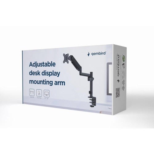 GEMBIRD BIURKOWE REGULOWANE RAMIĘ/UCHWYT NA MONITOR 17-32, VESA 100X100MM, DO 9 KG-9026857