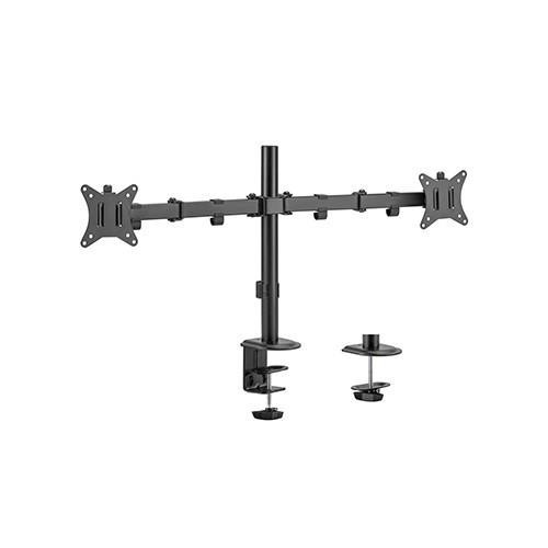 GEMBIRD BIURKOWE REGULOWANE RAMIĘ/UCHWYT NA 2 MONITORY 17-32, 100X100MM, DO 9KG-9030992