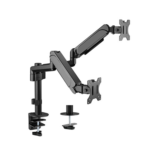 GEMBIRD BIURKOWE REGULOWANE RAMIĘ/UCHWYT NA 2 MONITORY 17-32, 100X100MM, DO 9 KG-9031002