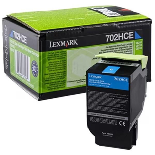 Lexmark Toner 70C2HCE Cyan-9102372