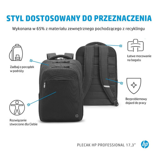 Plecak HP Professional Laptop Backpack do notebooka 17,3