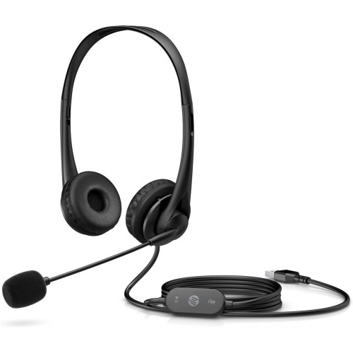Słuchawki z mikrofonem HP Stereo USB Headset G2 przewodowe czarne 428H5AA-9124391