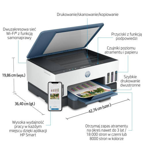 HP Urządz. Wielof. Smart Tank 725 All-in-One 28B51A-9137679