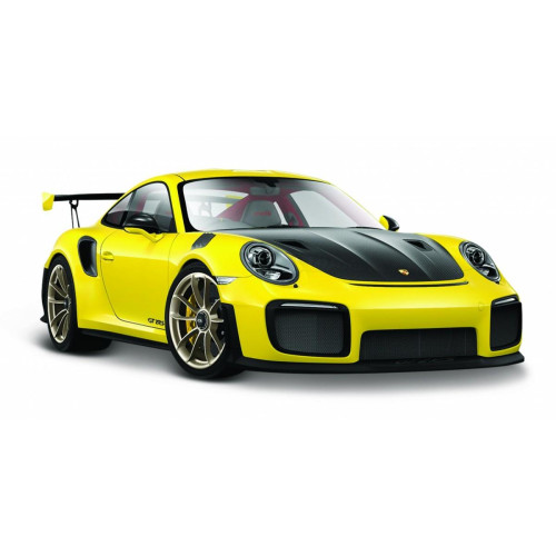 Model metalowy Porsche 911 GT2 RS żółty 1:24-913785