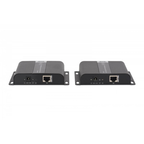 Przedłużacz (Extender) HDMI IP/Cat.5/6/7 120m 4K PoE HDCP 1.4 IR audio (zestaw)-913826