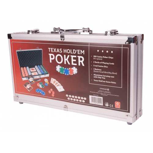 Żetony do Pokera w walizce aluminiowej 300 sztuk-915924