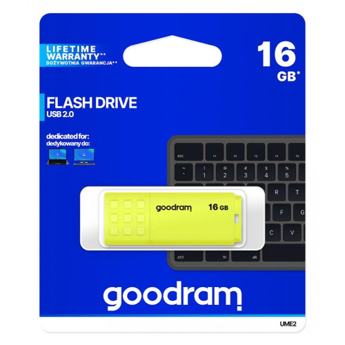 Pendrive UME2 16GB USB 2.0 Żółty-916139