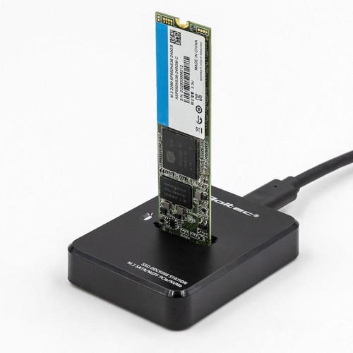 QOLTEC STACJA DOKUJĄCA DYSKÓW SSD M.2 SATA/PCIE | NGFF/NVME | USB 3.1-9168361