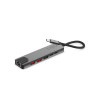 LINQ HUB USB-C 6IN1 PRO MULTIPORT (HDMI 2.0 4K/60HZ, USB-C PD 100 W DO ZASILANIA, USB-C 3.2, 2X USB-A 3.2, GBIT ETHERNET)-9174031