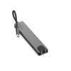 LINQ HUB USB-C 8IN1 PRO USB-C MULTIPORT HDMI 4K/60HZ,USB-C,USB-C PD3.0 100W DO ZASILANIA, 2XUSB-A,RJ45 1GBIT,SLOT SD,TF/MICRO-9174114