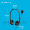 Słuchawki z mikrofonem HP Stereo USB Headset G2 przewodowe czarne 428H5AA-9174367