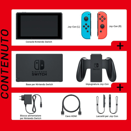 NINTENDO Switch 1.1 Neon Blue/Neon Red-9171202
