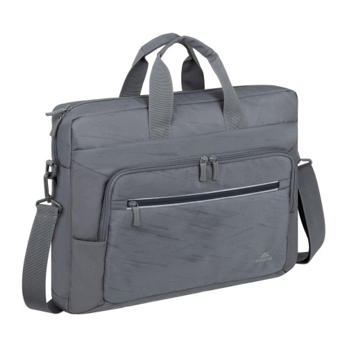 RIVACASE TORBA NA LAPTOP 15,6-16 ALPENDORF ECO, SZARA, MATERIAŁ WODOODPORNY, EKO RPET, KIESZENIE NA SMARTFON, DOKUM., AKCES.-9172110