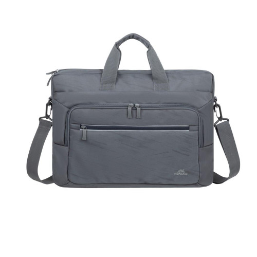 RIVACASE TORBA NA LAPTOP 15,6-16 ALPENDORF ECO, SZARA, MATERIAŁ WODOODPORNY, EKO RPET, KIESZENIE NA SMARTFON, DOKUM., AKCES.-9172121