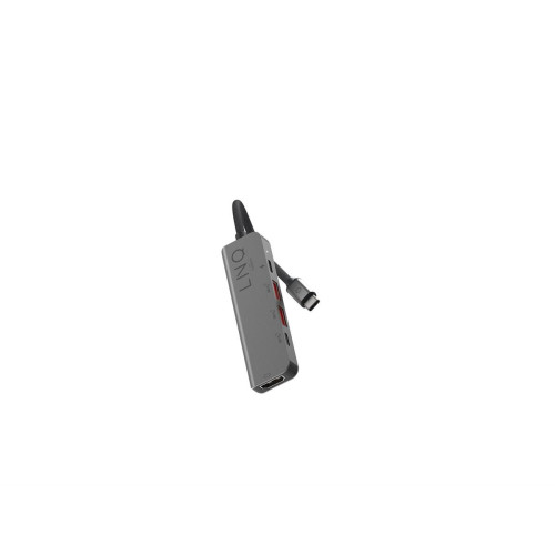 LINQ HUB USB-C 5IN1 PRO MULTIPORT (HDMI 2.0 4K/60HZ, USB-C PD 100 W DO ZASILANIA, USB-C 3.2 GEN2, 2X USB-A 3.2 GEN2)-9174097