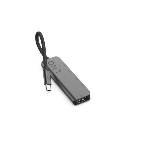 LINQ HUB USB-C 5IN1 PRO MULTIPORT (HDMI 2.0 4K/60HZ, USB-C PD 100 W DO ZASILANIA, USB-C 3.2 GEN2, 2X USB-A 3.2 GEN2)-9174098