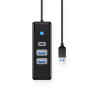 ORICO HUB USB-A 2X USB 3.1 + USB-C, CZARNY-9188927