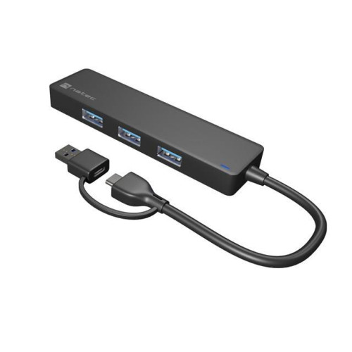 NATEC HUB USB-C 3.0 MAYFLY 4-PORTY + ADAPTER USB-A NHU-2023-9188871