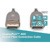 Kabel połączeniowy hybrydowy AOC DisplayPort 1.4 8K/60Hz UHD DP/DP M/M 15m Czarny-9194441