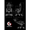 Krzesło gamingowe Scorpion czarno-czerwone-9194698