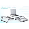 Zestaw stacja dokująca + podstawka Metal Cooling Pad for notebooks (up-to 15.6) with USB-C Docking Station (Power Delivery 100 W) -9195852