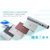 Zestaw stacja dokująca + podstawka Metal Cooling Pad for notebooks (up-to 15.6) with USB-C Docking Station (Power Delivery 100 W) -9195854