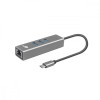 Adapter USB C - RJ45 + 3xUSB A - 1000 Mb/s -9197701