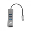 Adapter USB C - RJ45 + 3xUSB A - 1000 Mb/s -9197704