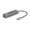 Adapter USB C - RJ45 + 3xUSB A - 1000 Mb/s -9197705