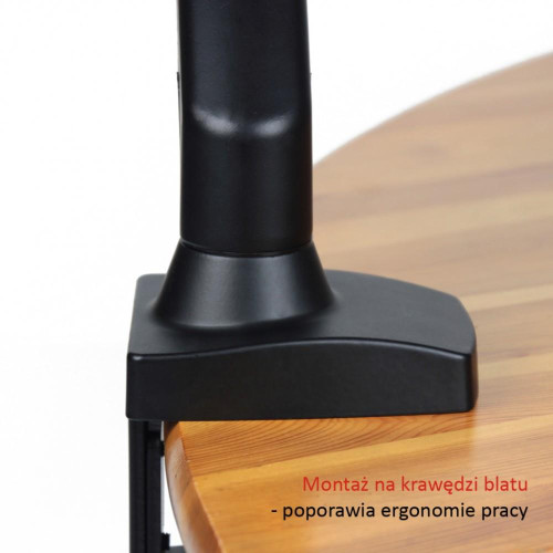 Uchwyt biurkowy na sprężynie gazowej do 1 monitora LCD/LED 13-27