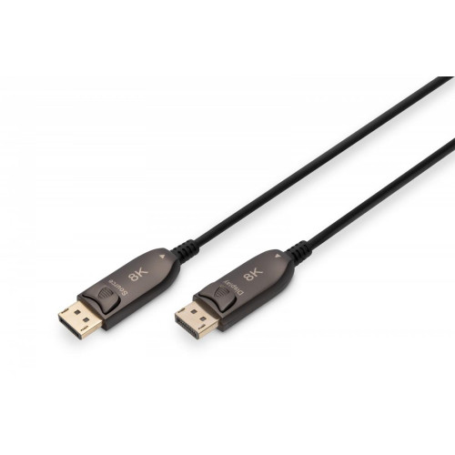 Kabel połączeniowy hybrydowy AOC DisplayPort 1.4 8K/60Hz UHD DP/DP M/M 20m Czarny-9194443