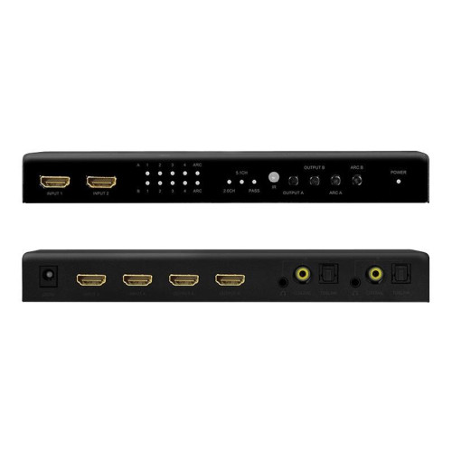 Switch 4x2 HDMI, 4K 60Hz, z pilotem -9194683